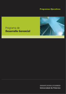 Programa de Desarrollo Gerencial