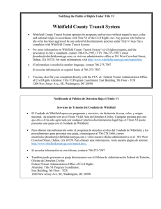 Whitfield County Transit System