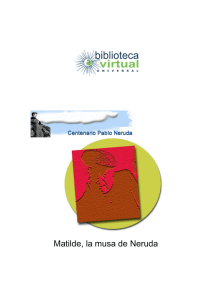 Matilde, la musa de Neruda - Biblioteca Virtual Universal