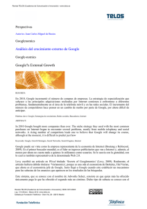 Análisis del crecimiento externo de Google Google?s