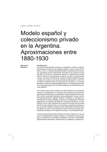 Modelo español y coleccionismo privado en la Argentina