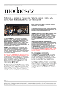 Subdued se instala en Fuencarral y planta cara en Madrid a la