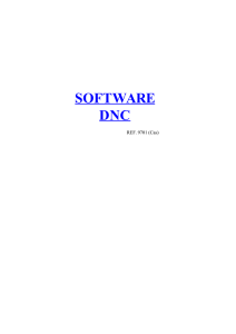 Software DNC 25/30 - Cas