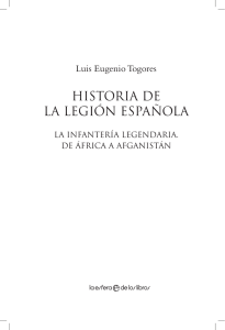 HISTORIA DE LA LEGIÓN ESPAÑOLA