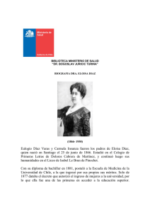 Biografia Dra Eloisa Diaz - Biblioteca Ministerio de Salud
