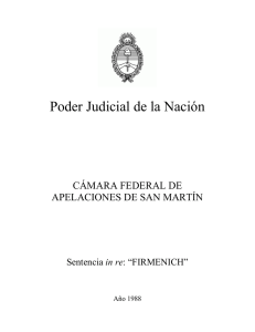 Poder Judicial de la Nación