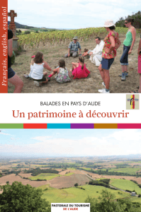 Balades en pays Aude 2015 - diocèse de Carcassonne et