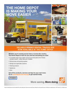 the home depot is makinG your move easier