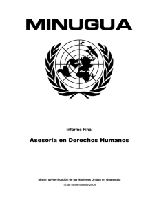 Misión de Verificación de las Naciones Unidas en Guatemala
