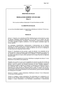 resolucion numero 1078 de 2000 - Ministerio de Salud y Protección
