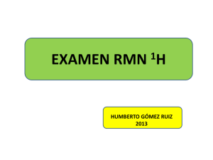 EXAMEN RMN 1H