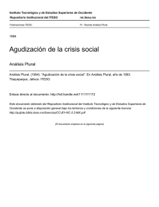 Agudización de la crisis social - ReI