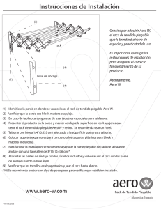 Instrucciones de Instalación - aero-w