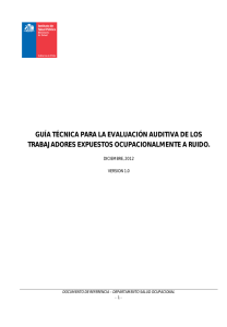 Guía Técnica de Evaluación Auditiva