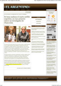 El Argentino Web - Diario digital de Chascomús