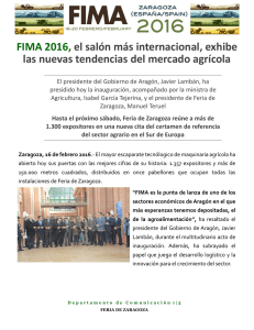 FIMA 2016, el salón más internacional, exhibe