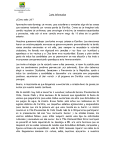 Carta Informativa - Municipalidad de Cerrillos