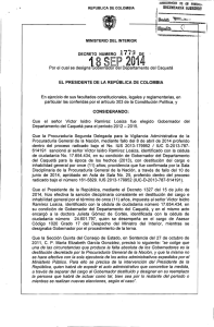 Decreto 1779 del 18 de septiembre de 2014
