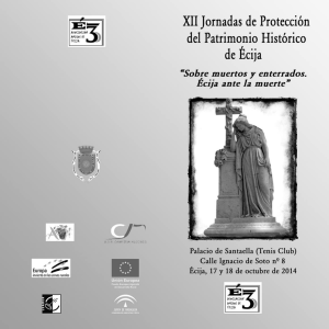 Descargar Díptico de las XI Jornadas del Patrimonio Histórico de Écija