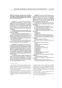 Orden de 19.07.1995 - Gobierno de Canarias