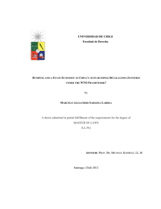 UNIVERSIDAD DE CHILE Facultad de Derecho by A thesis