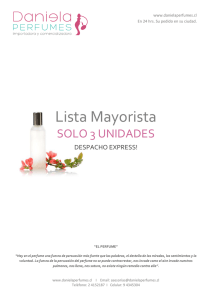 Lista Mayorista - Perfumería Aroma y color