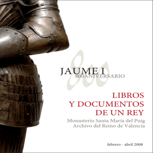 JAUME I - Biblioteca Valenciana Digital