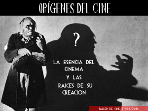 orígenes del cine - Talleres de cine en Toledo