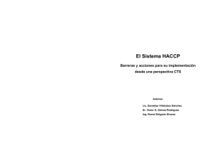 El Sistema HACCP - Biblioteca UTEC