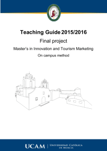 Teaching Guide2015/2016