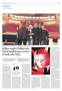 Killer road: el disco de Patti Smith que revive el mito