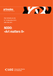 NODO: «Art matters II - Revistes científiques