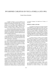 invasiones carlistas en yecla-jumilla (1833-1901)