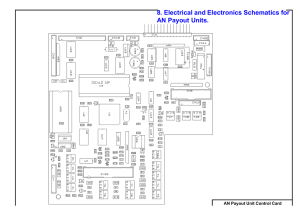 8. Electrical and Electronics Schematics for AN Payout Units.