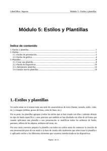 Módulo 5: Estilos y Plantillas
