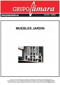 MUEBLES JARDIN