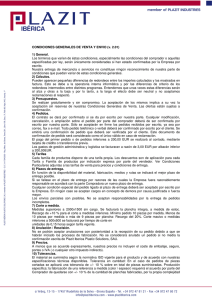 CONDICIONES GENERALES DE VENTA Y ENVIO (v. 2.01) 1