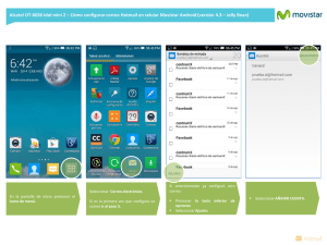 Alcatel OT-6036 Idol mini 2 - Configurar correo Hotmail en Android