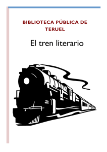 tren literatura - Bibliotecas Públicas