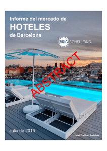 Informe mercado hotelero Barcelona BRIC 2015