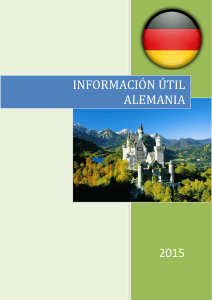 2015 INFORMACIÓN ÚTIL ALEMANIA