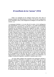 El manifiesto de los "persas" (1814)