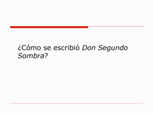 Clase 10. Don Segundo Sombra y Bajtin