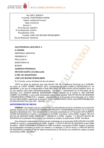 Sentencia AP A Coruña 27/2014, de fecha 4 de febrero de 2014