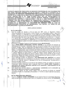 contrato abierto una par`iíe, institu denominara “el instituto”