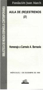(37) Homenaje a Carmelo A. Bernaola
