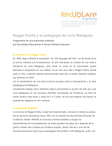 Reggio Emilia y la pedagogía de Loris Malaguzzi