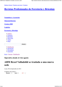 ABM Rexel Valladolid se traslada a una nueva sede -