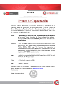 Evento de Capacitación - Municipalidad Distrital de Pangoa