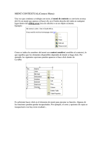 MENÚ CONTEXTUAL(Context Menu)